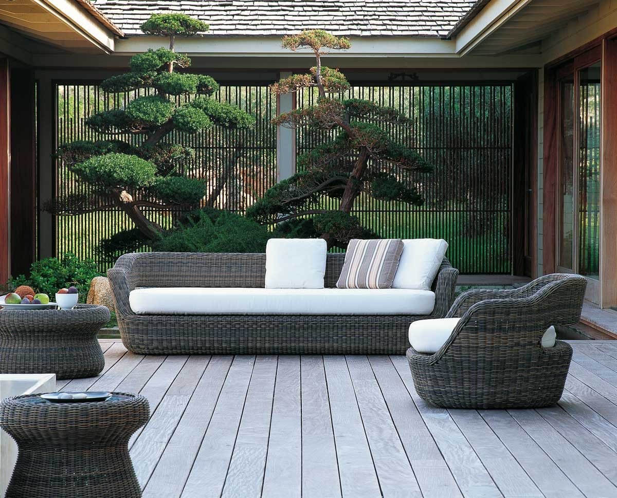 salon, de, jardin, en, resine